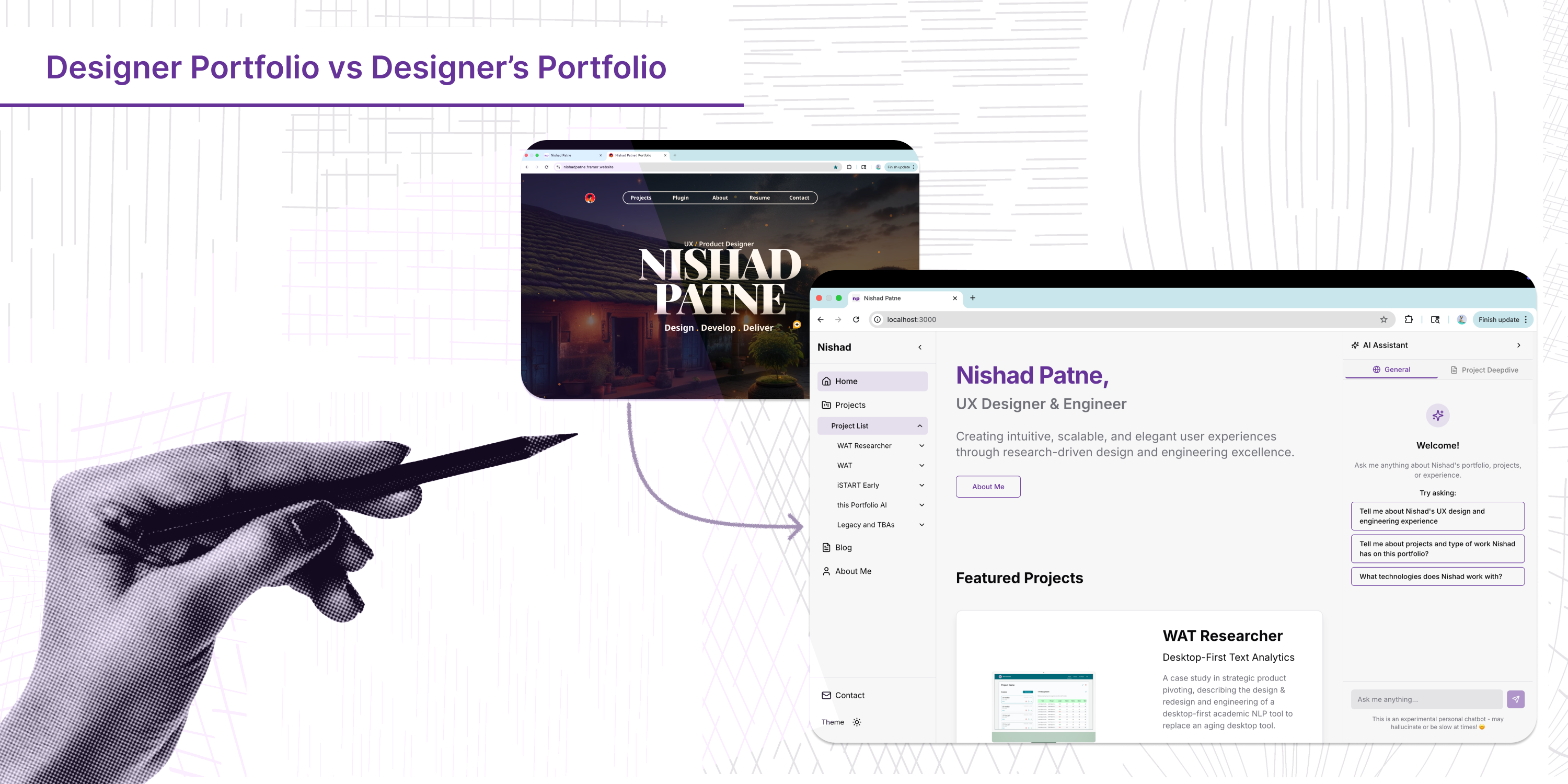 Are Static Portfolios Dead? Why I Built an AI That Interviews for Me